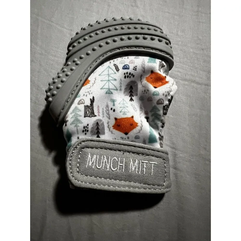 Malarkey Kids Munch Teether Mitt‎ Gray Fox -
